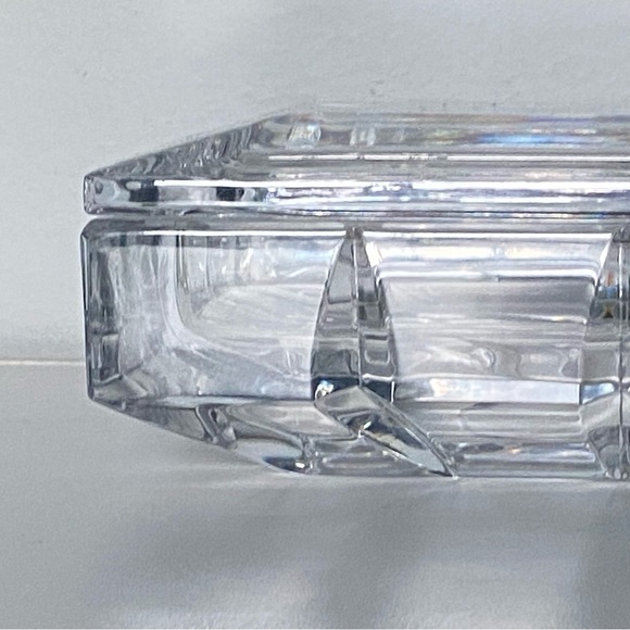 Miller Rogaska Lead Crystal Box With Cover Vintage Cut Glass 6” X 4” Jewelry - Picture 2 of 16